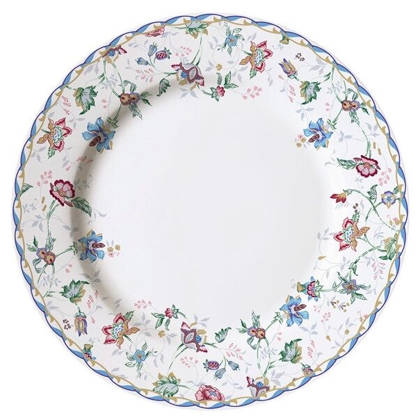 тарелка обеденная imari букингем 25 см Тарелка обеденная Anna Lafarg Emily Букингем 27 см