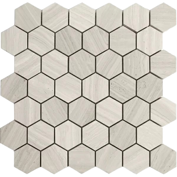 

Мозаика Natural mosaic M032-DH5 White Wooden, Бежевый