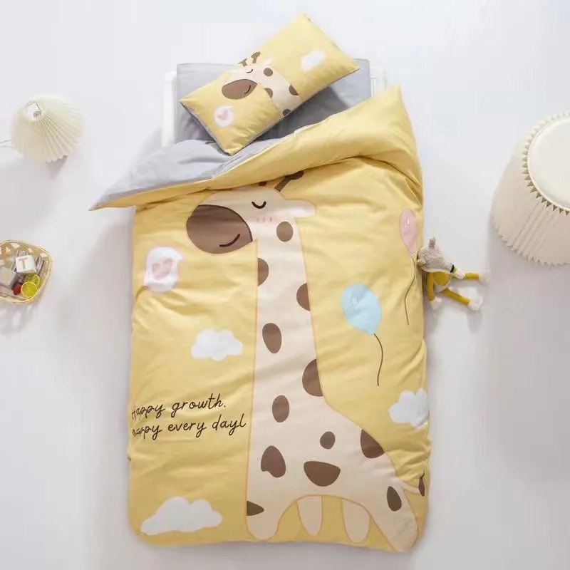 фото Комплект детского постельного белья wonne traum стандарт "giraffe" для малышей