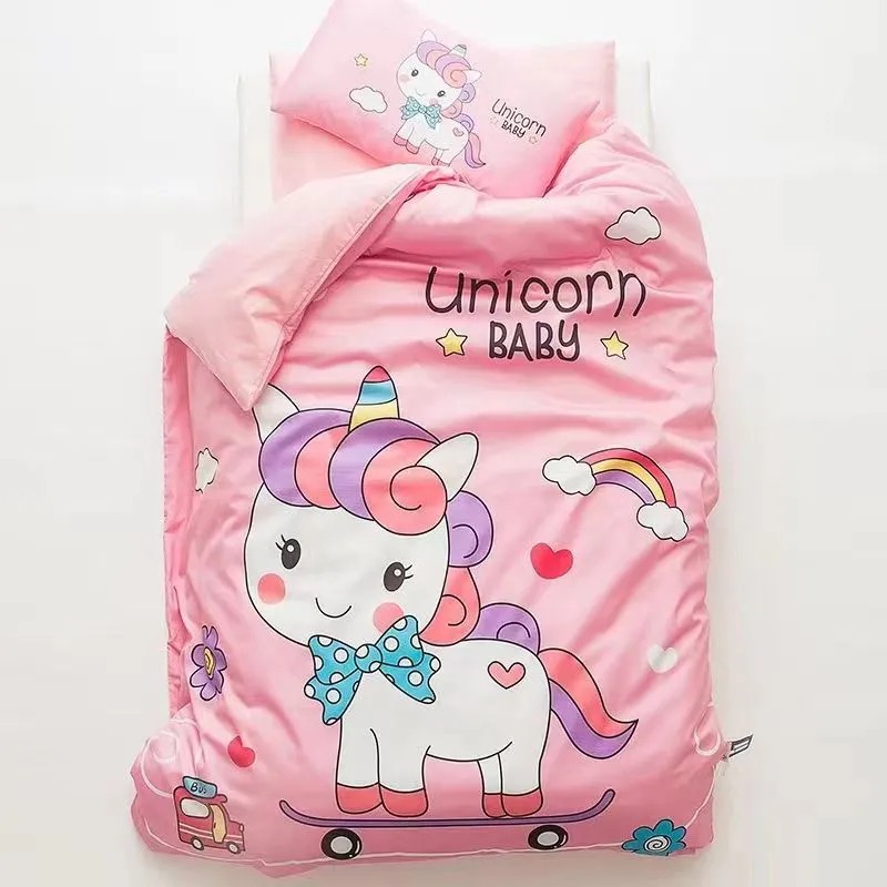 фото Комплект детского постельного белья wonne traum стандарт "unicorn" для малышей