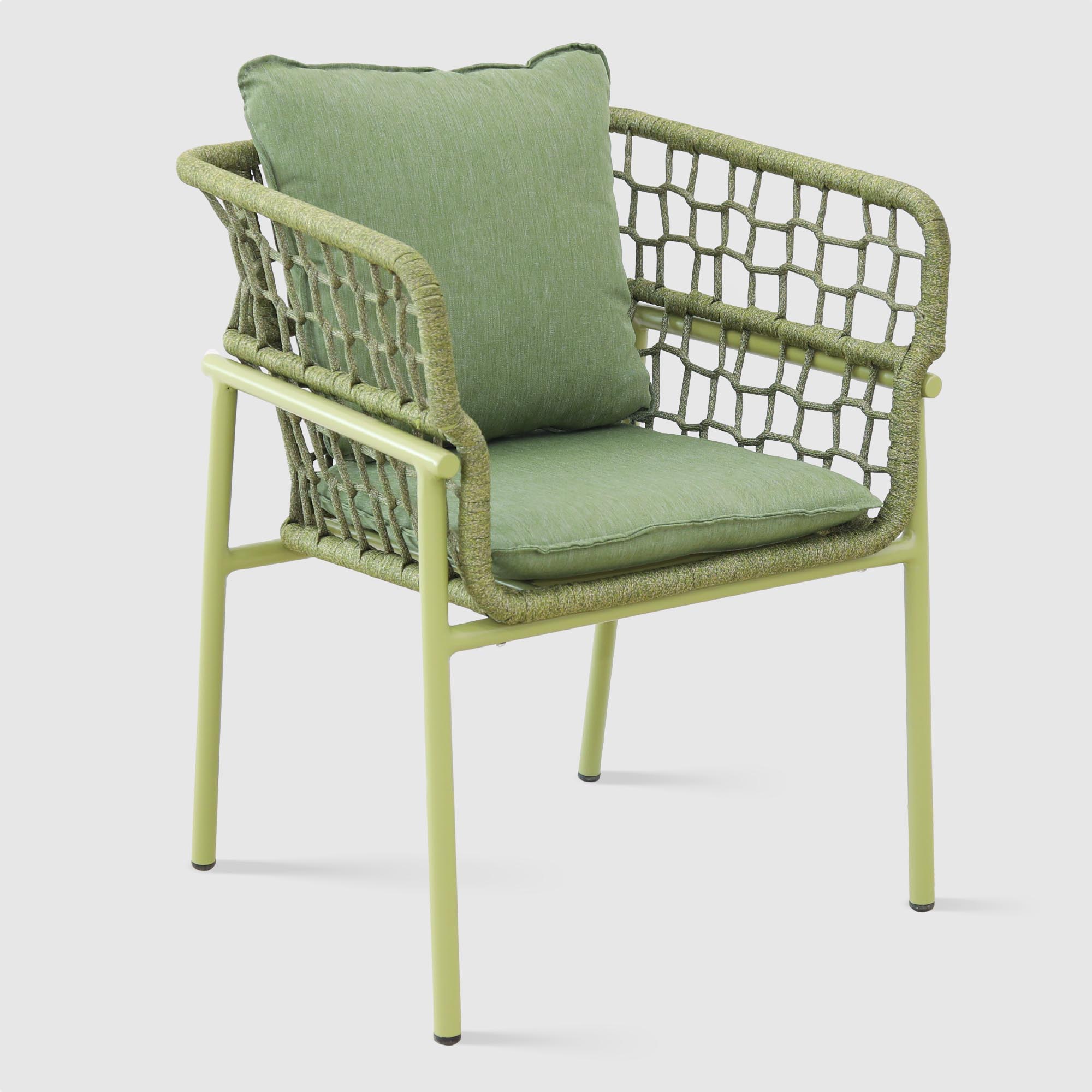 Кресло Drigani Green оливковое с зелёным 72х56х75 см, цвет оливковый - фото 1