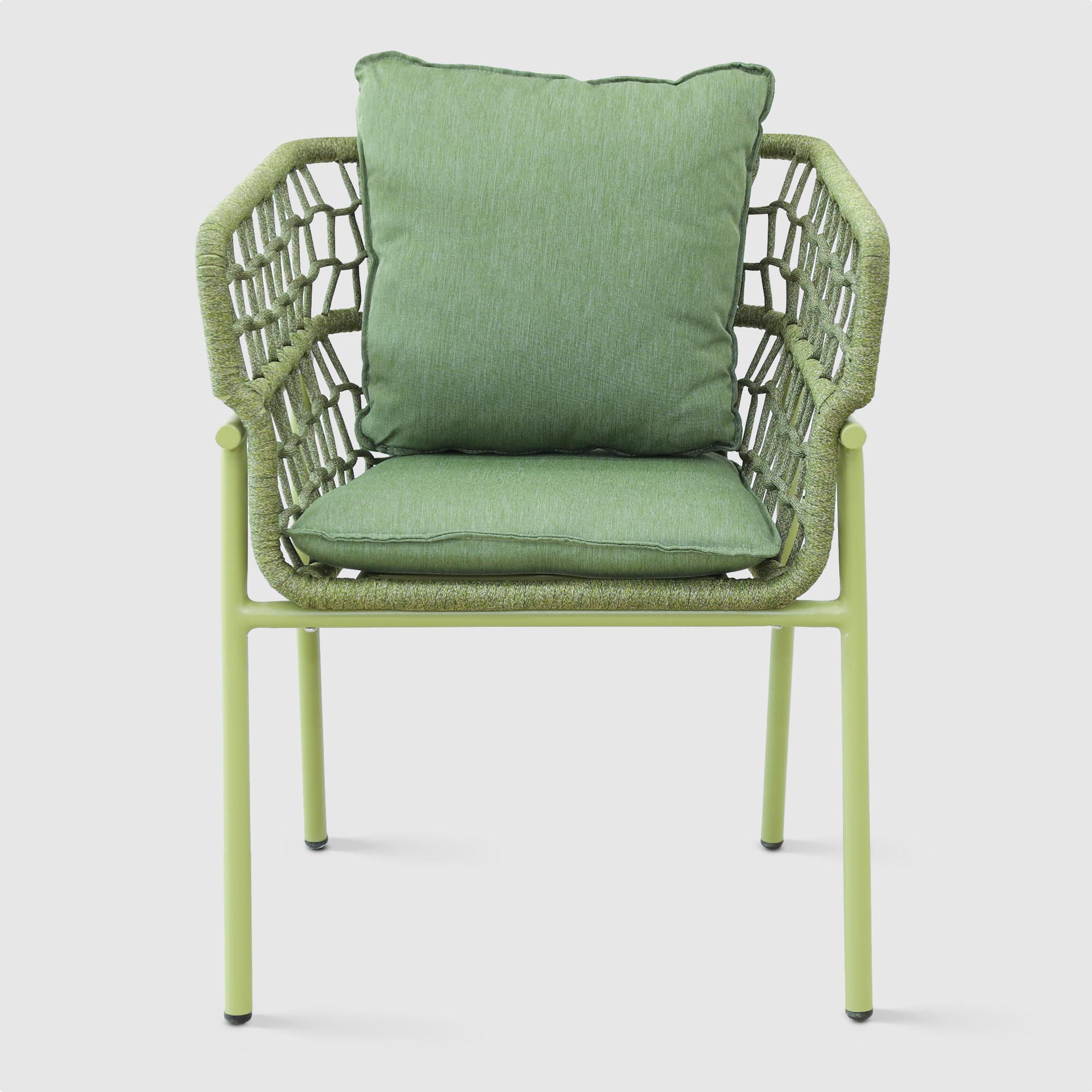 Кресло Drigani Green оливковое с зелёным 72х56х75 см, цвет оливковый - фото 3