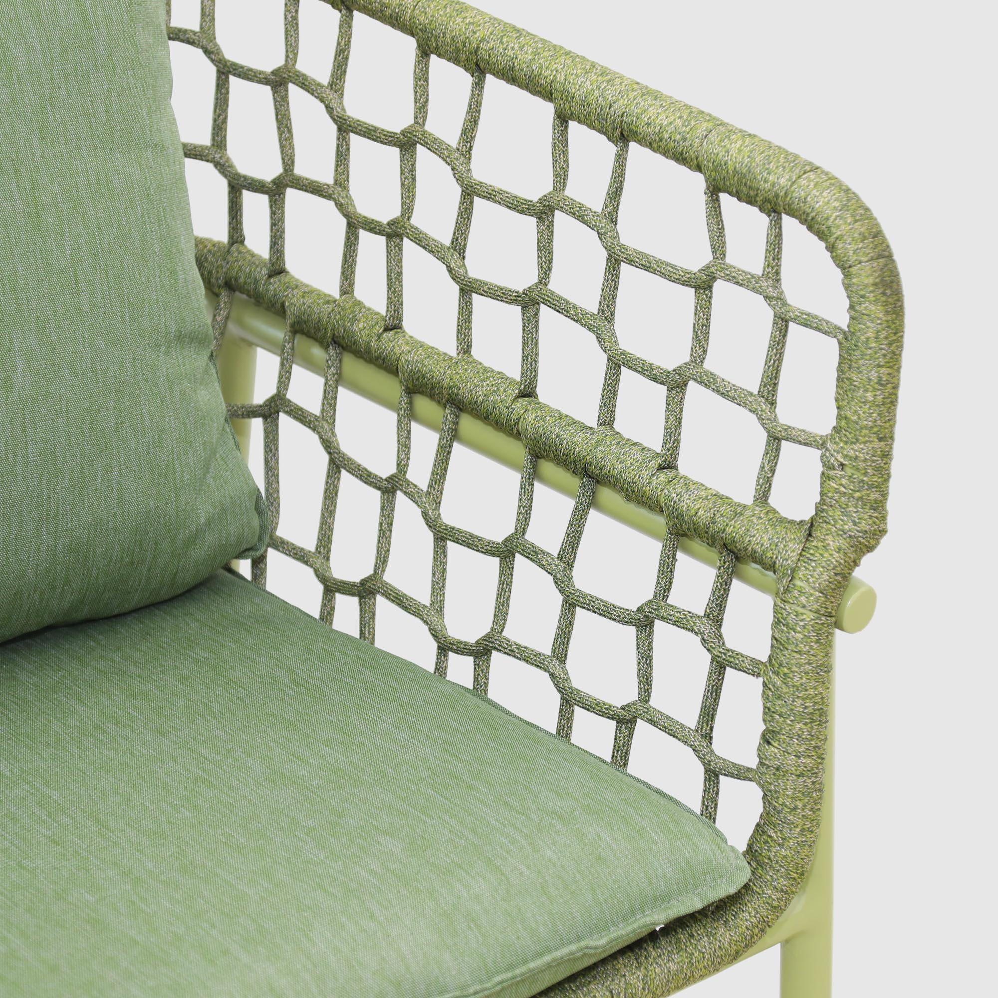 Кресло Drigani Green оливковое с зелёным 72х56х75 см, цвет оливковый - фото 4