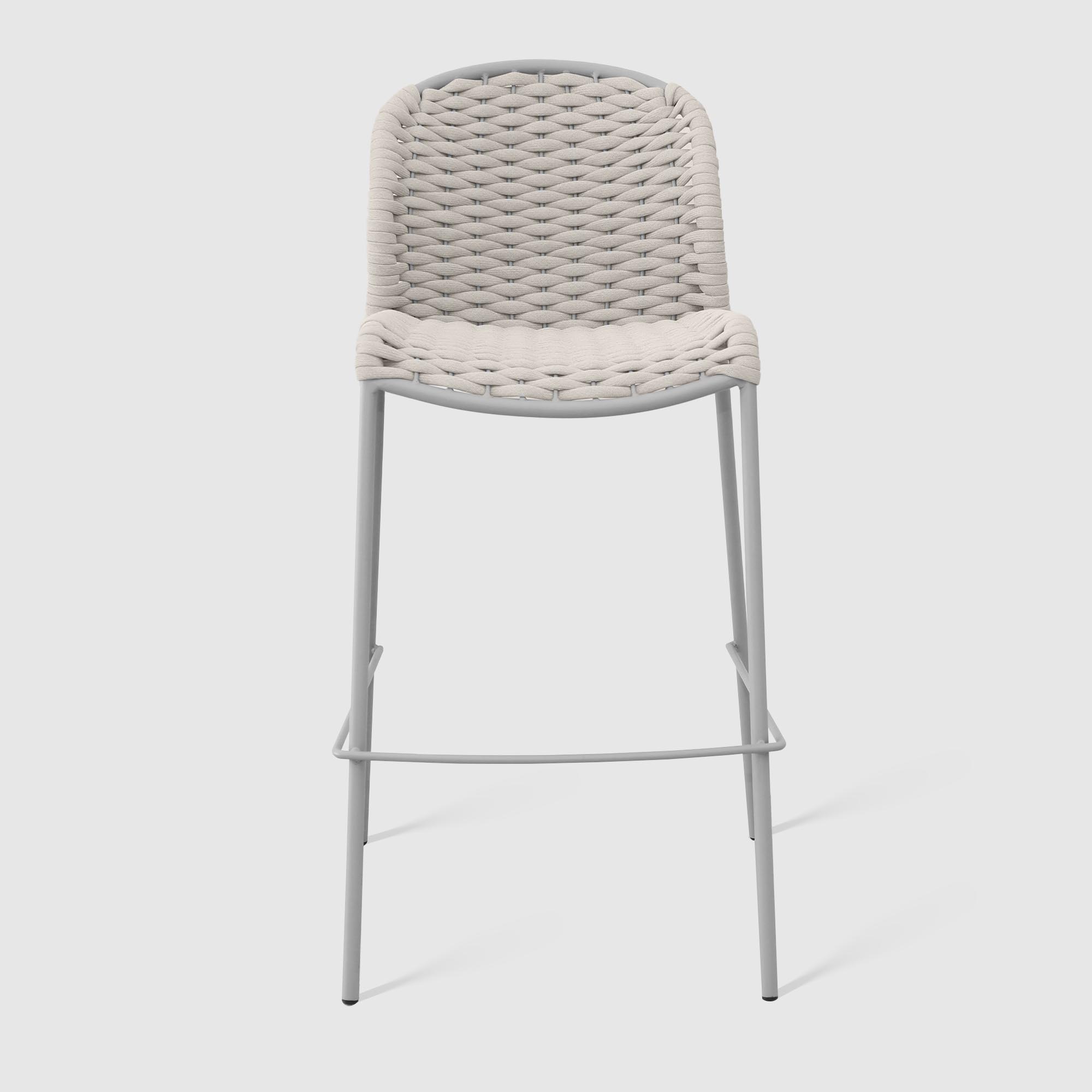 Барный стул Drigani Click грязно-белый 52х61х101 см - фото 2