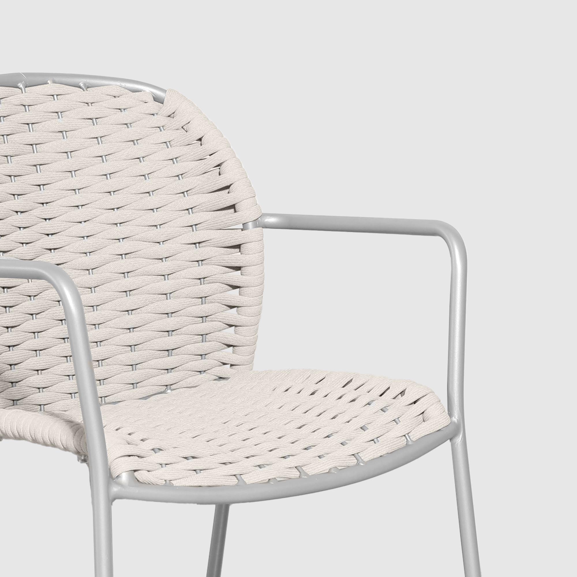 Кресло Drigani Click грязно-белый 59х60х82 см - фото 5