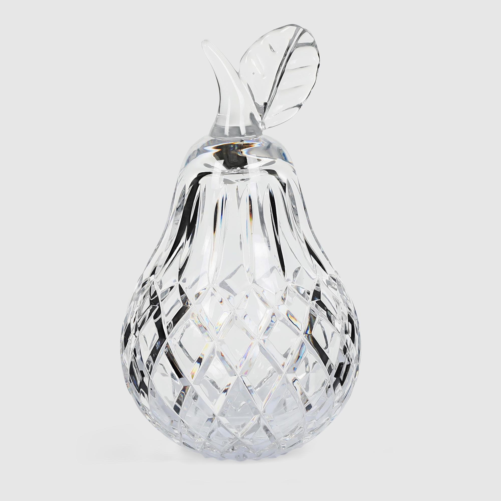 Фигура декоративная Неман Груша хрустальная ваза хрустальная неман 19 5х17 см