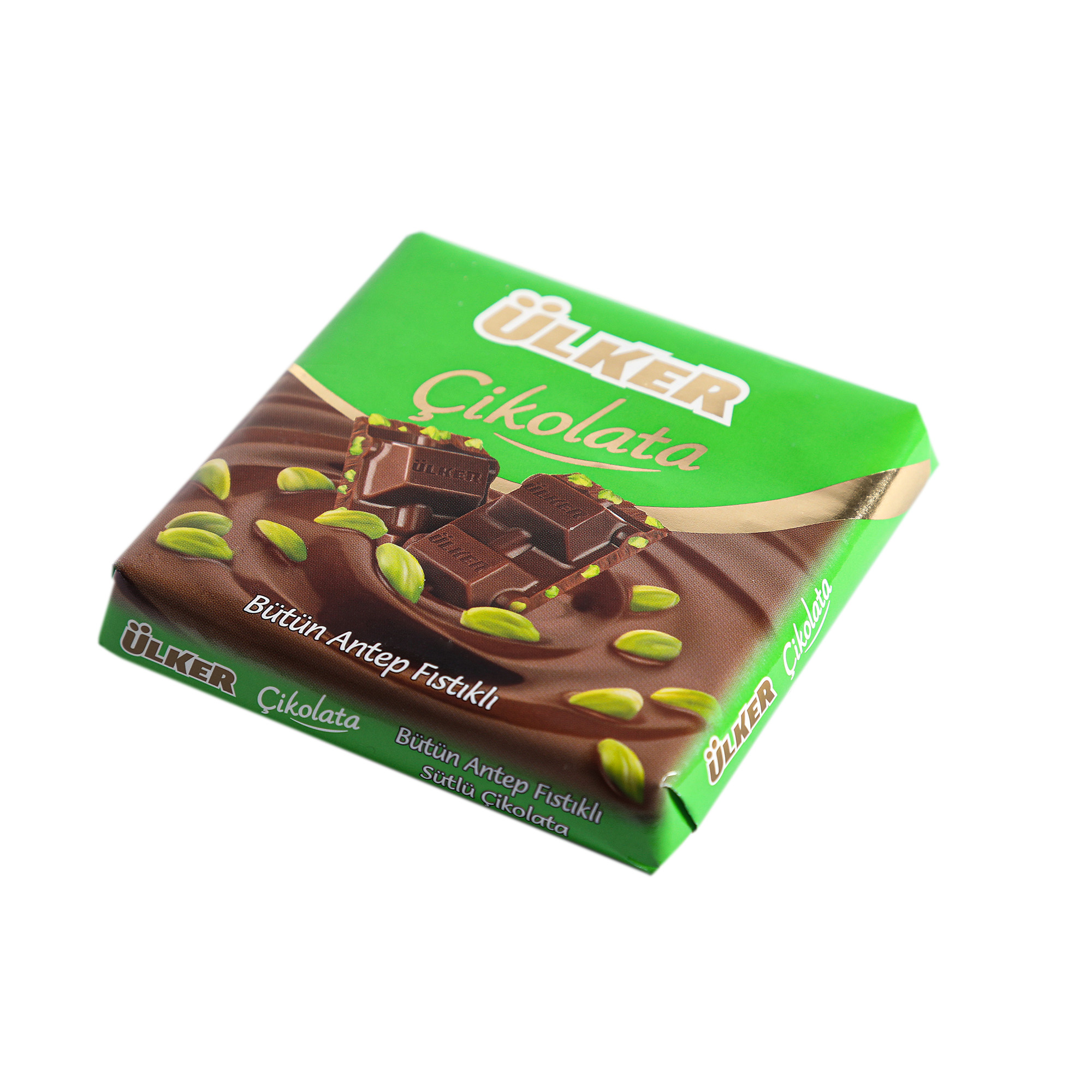 Шоколад молочный Ulker с фисташками 65 г шоколад победа вкуса max energy молочный 36% какао без сахара 100 гр