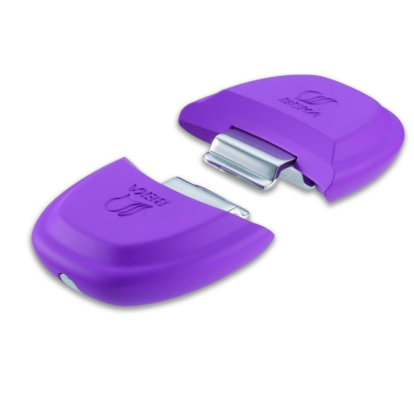Комплект съемых боковых ручек Beka select 2 шт, цвет фиолетовый