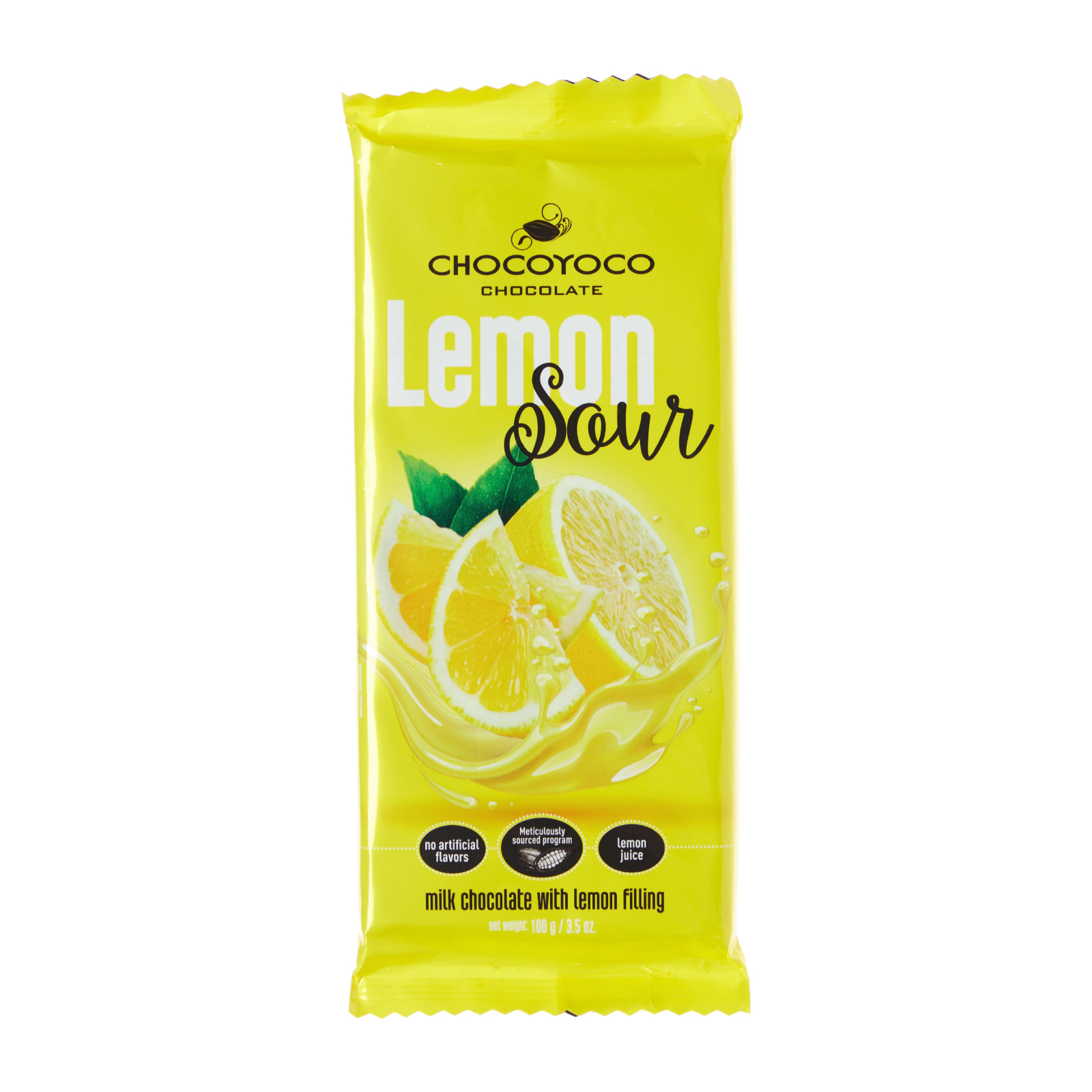 Шоколад молочный Chocomoco Sour лимон 100 г
