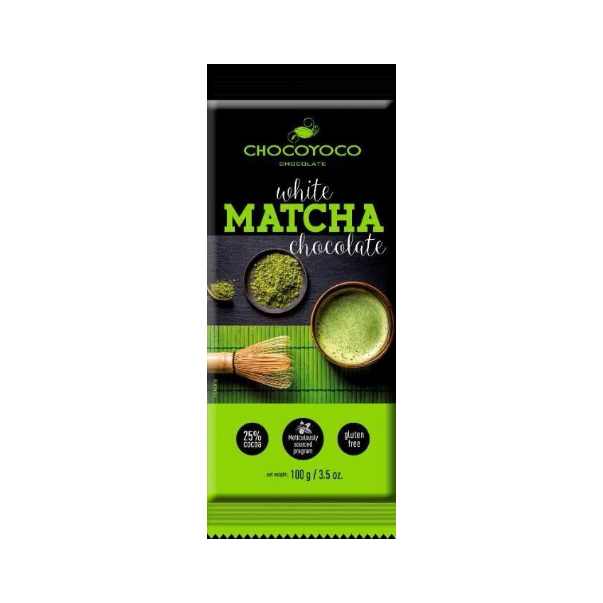 Шоколад белый Chocomoco Matcha 100 г чай органический tipson матча с масала 25 пакетиков