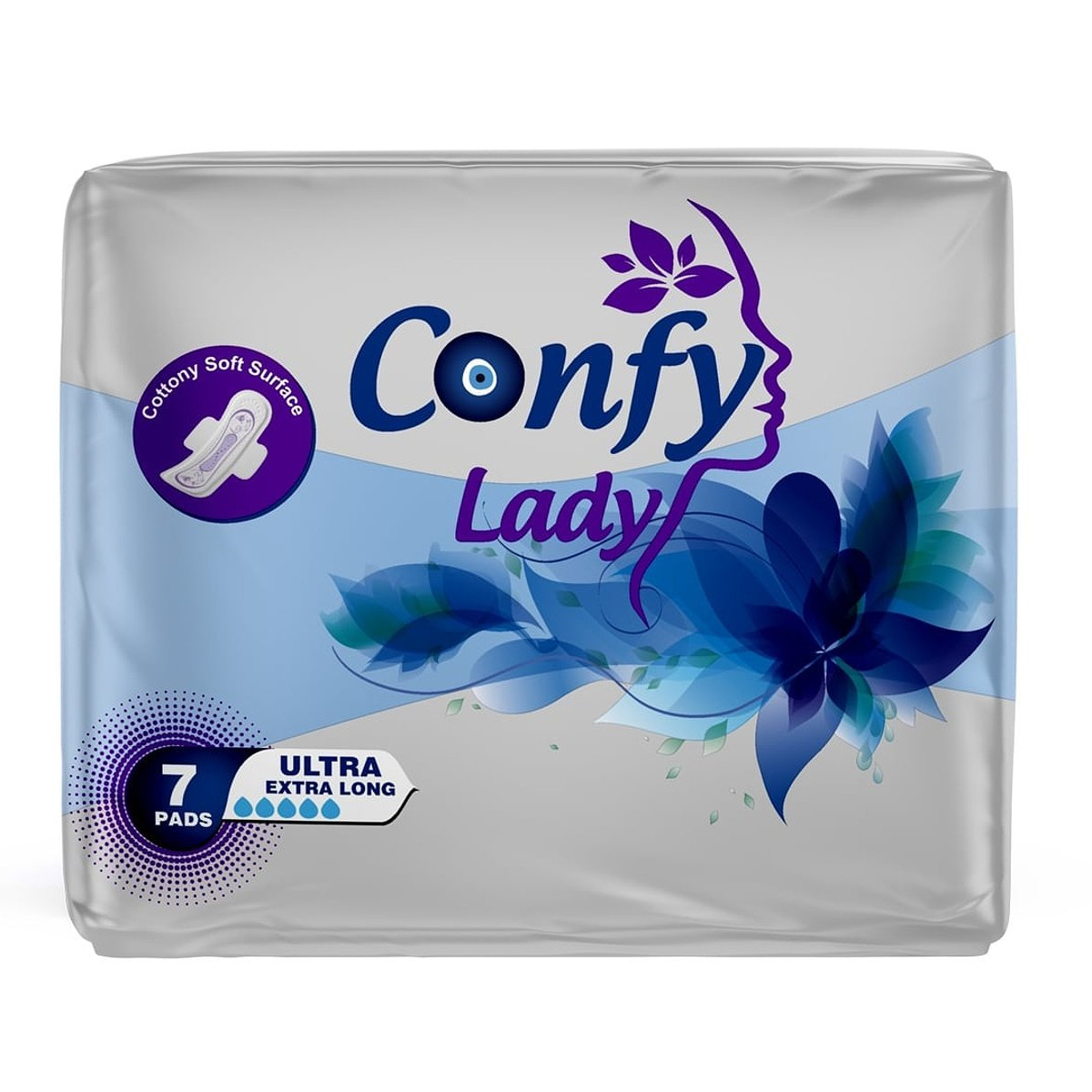 Прокладки Confy Lady гигиенические женские Ultra Extra Long 7 шт айда гулять гигиенические биоразлагаемые пакеты для уборки за собакой 20 шт