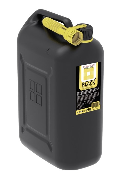 Канистра CLEANCAR для топлива, 25 л, цвет черный - фото 1