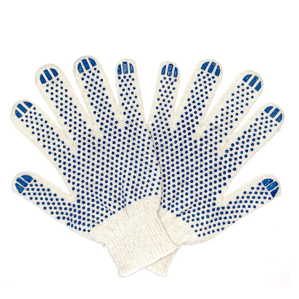 Перчатки хлопчатобумажные Noname стандарт 10 пар в упаковке виниловые неопудренные перчатки s стандарт