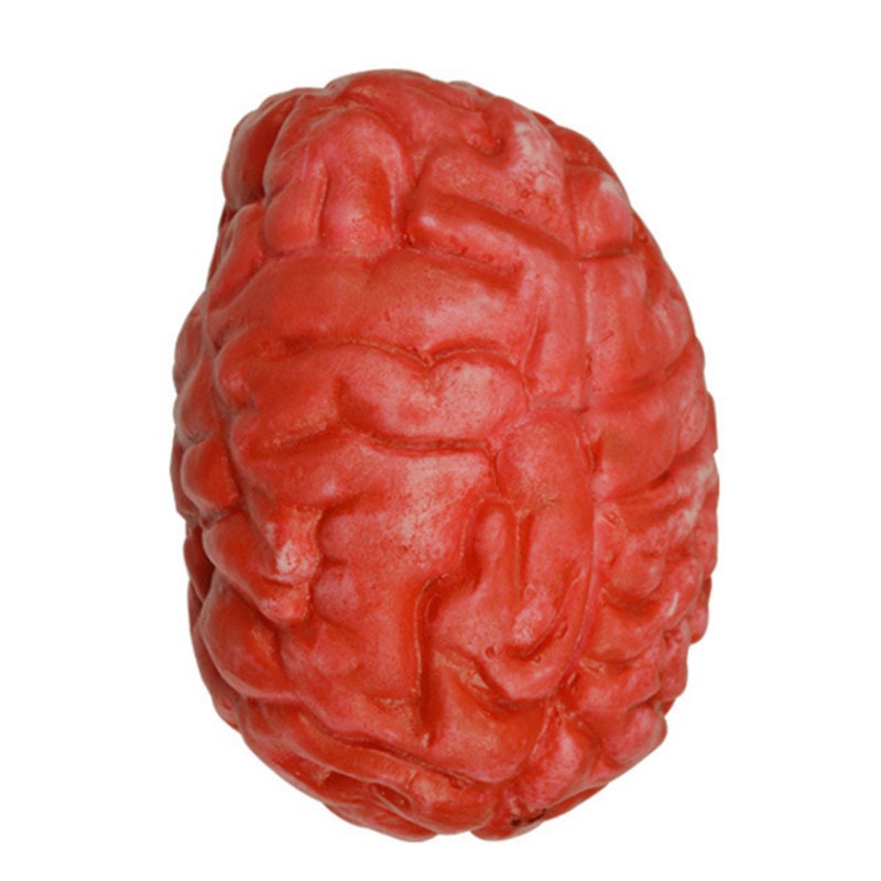 Декорация China Elecal International мозг 6х13 см красный