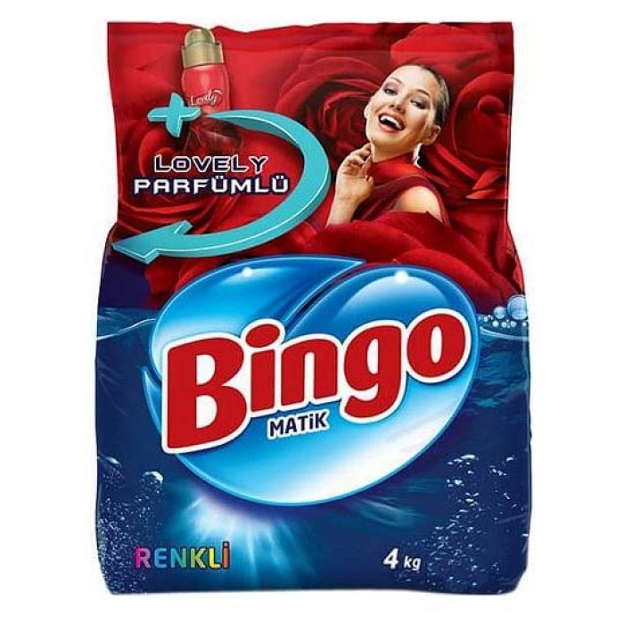 Порошок Bingo для стирки цветного белья 4 кг