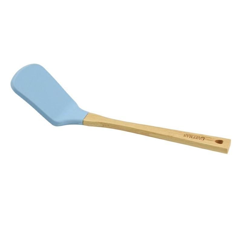 Лопатка Guffman M04-156-B силиконовая голубого цвета 32 см лопатка guffman силиконовая с прорезями голубая 32 см