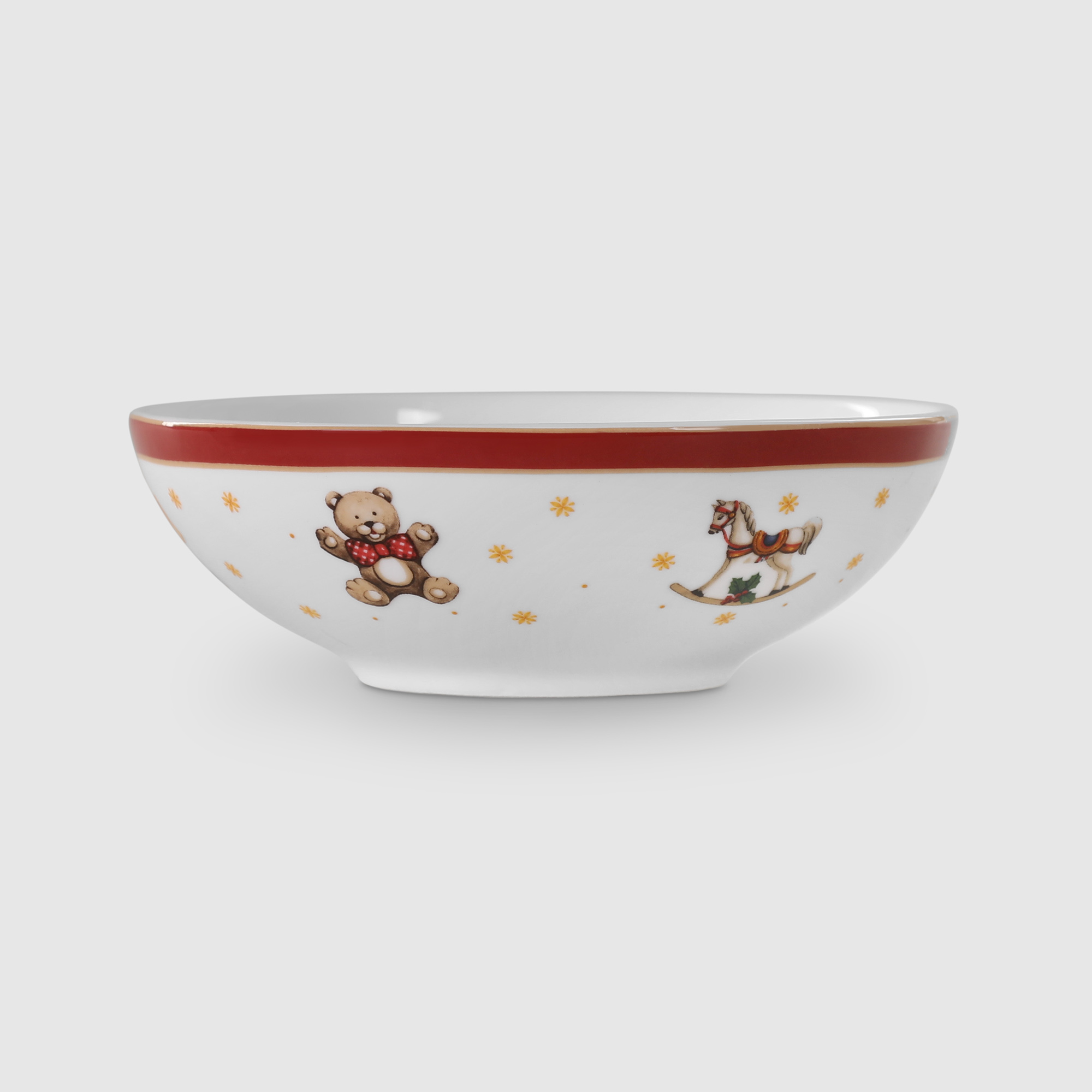 фото Салатник porcelana bogucice red christmas 17 см