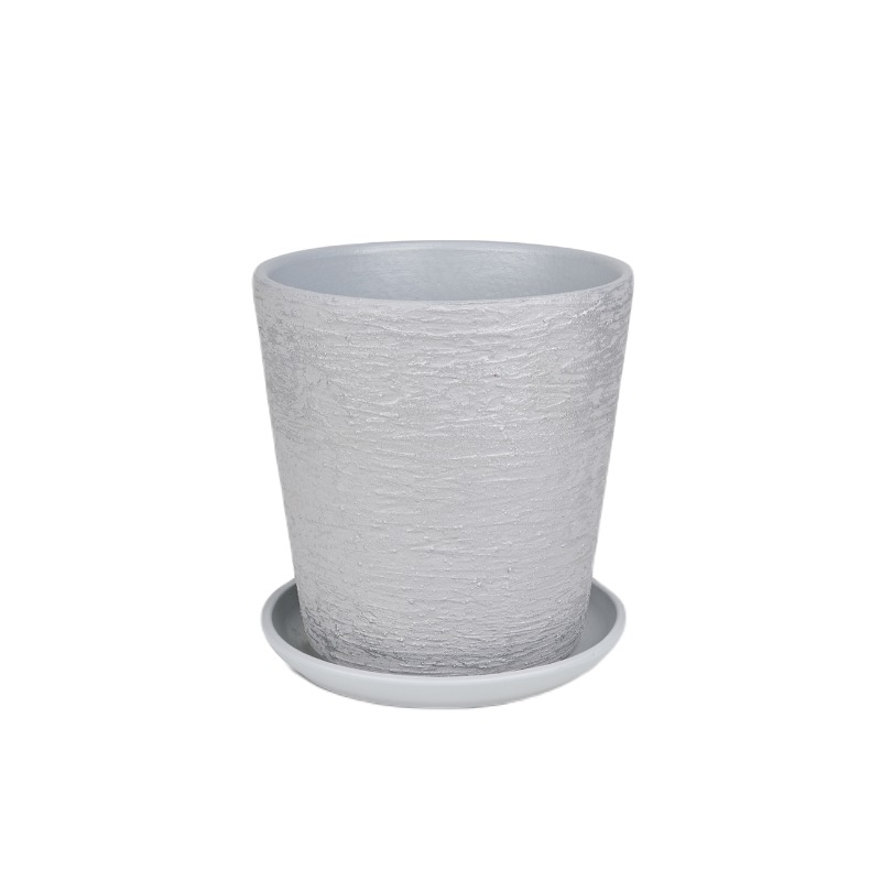 Горшок Студия-Декор Лофт серый №2 12 см конус горшок студия декор лофт серый 5 22 см конус