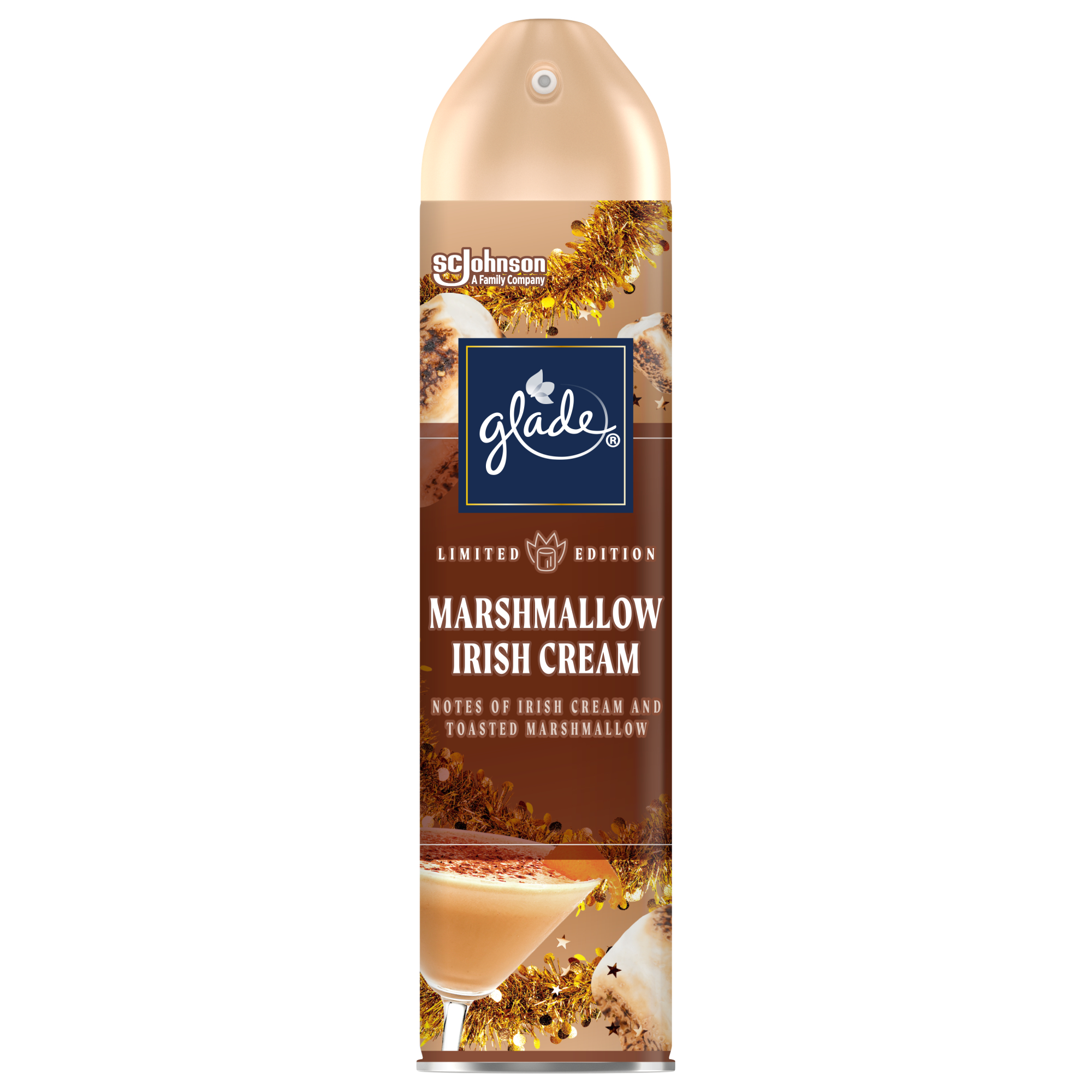 Освежитель воздуха Glade Marshmallow Irish Cream, аэрозоль, 300 мл - фото 1