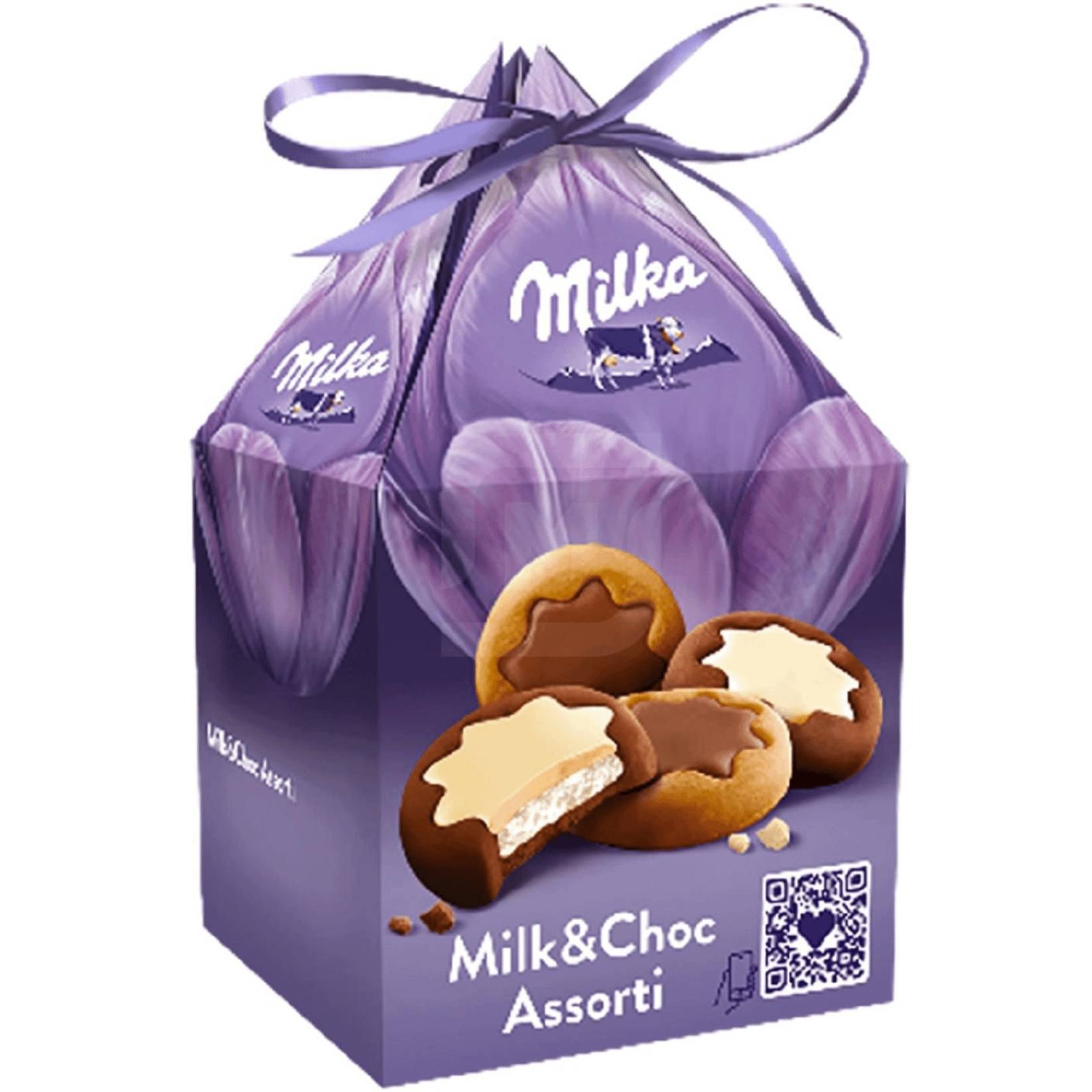 фото Печенье milka milk and choc white, 150 г