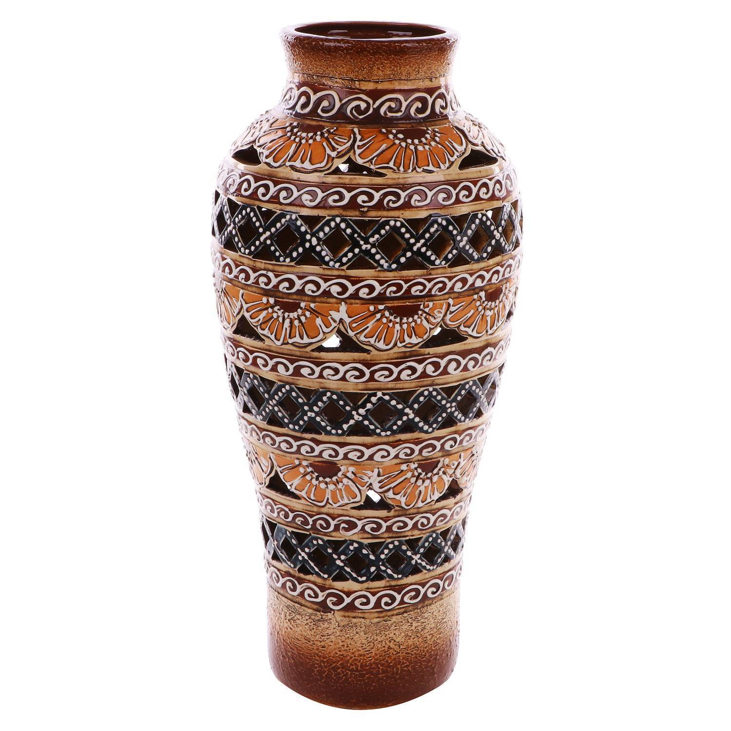 Ваза керамическая Porc-сeramic фламинго камень ваза с крышкой glasar фламинго 18x18x29 см