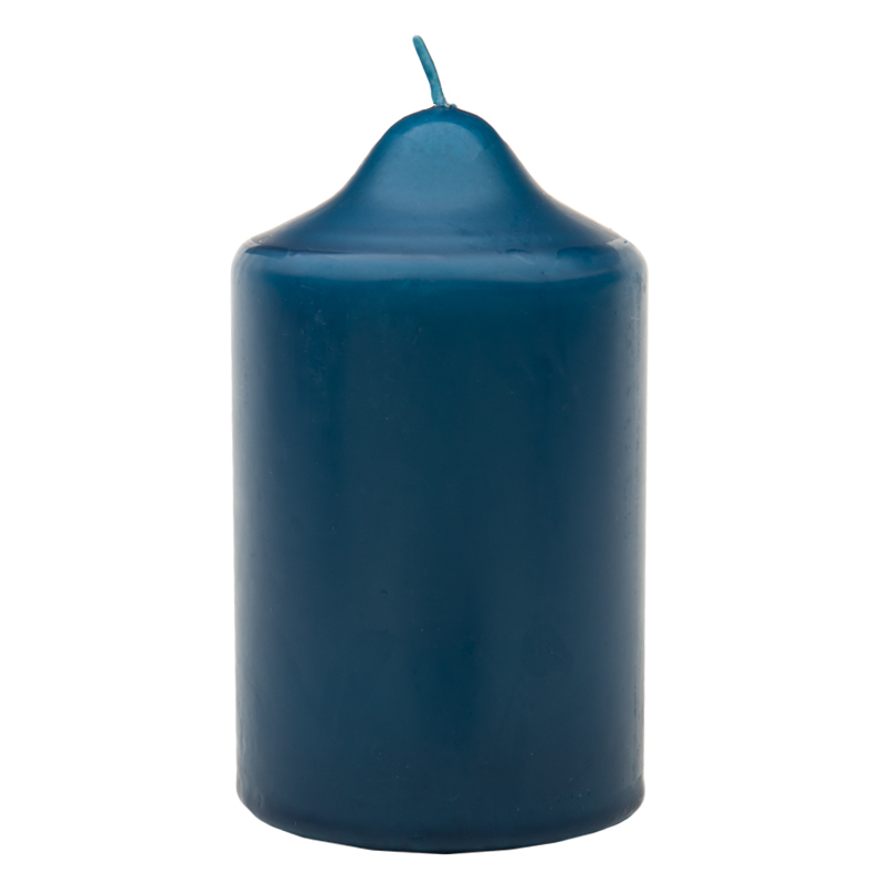 Свеча бочонок Антей-Кэндл классик 10х7 см синяя свеча бочонок антей кэндл классик 10х7 см синяя