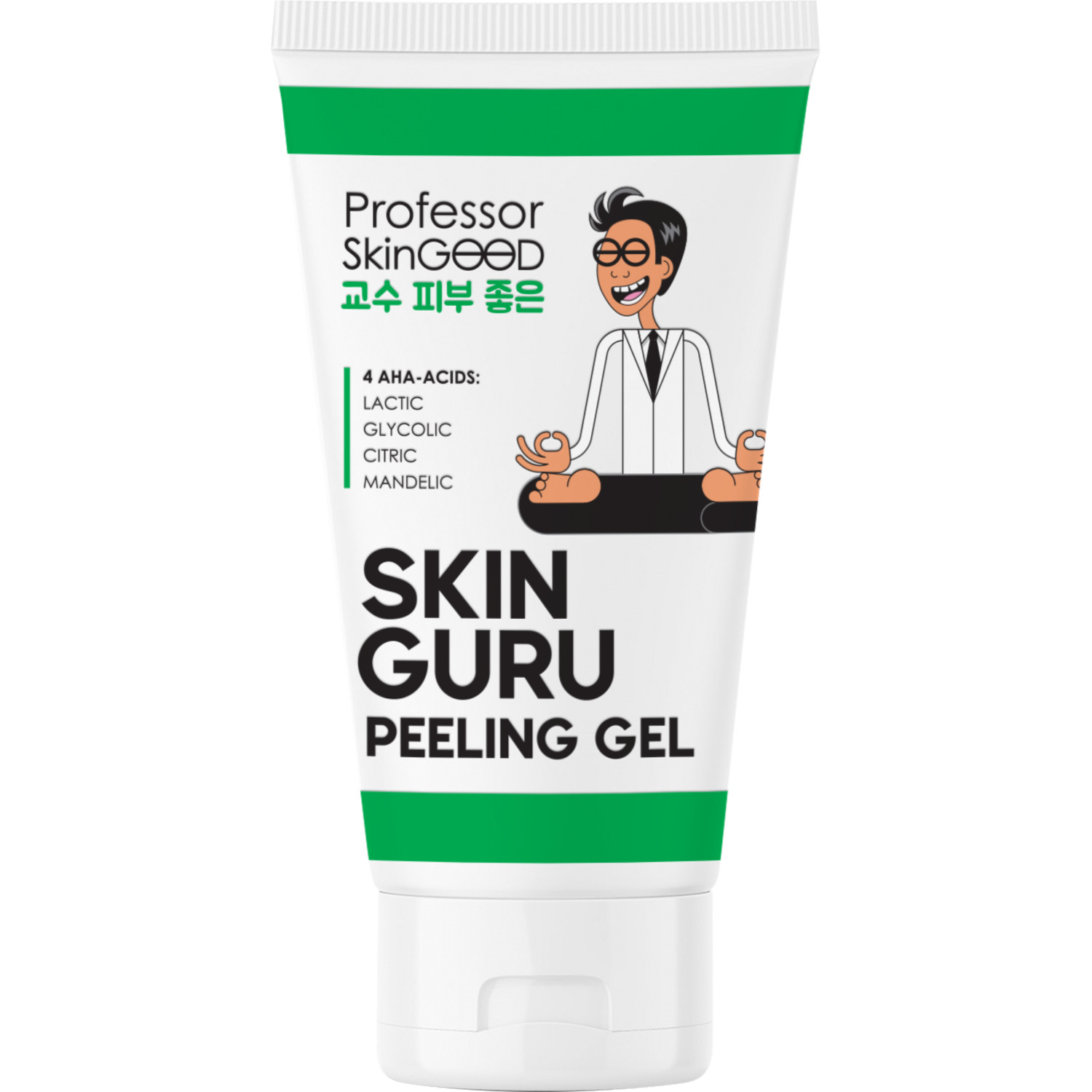 фото Пилинг скатка professor skingood "skin guru peeling gel" для лица с aha-кислотами, отшелушивание и обновление кожи, уход за лицом, 35мл