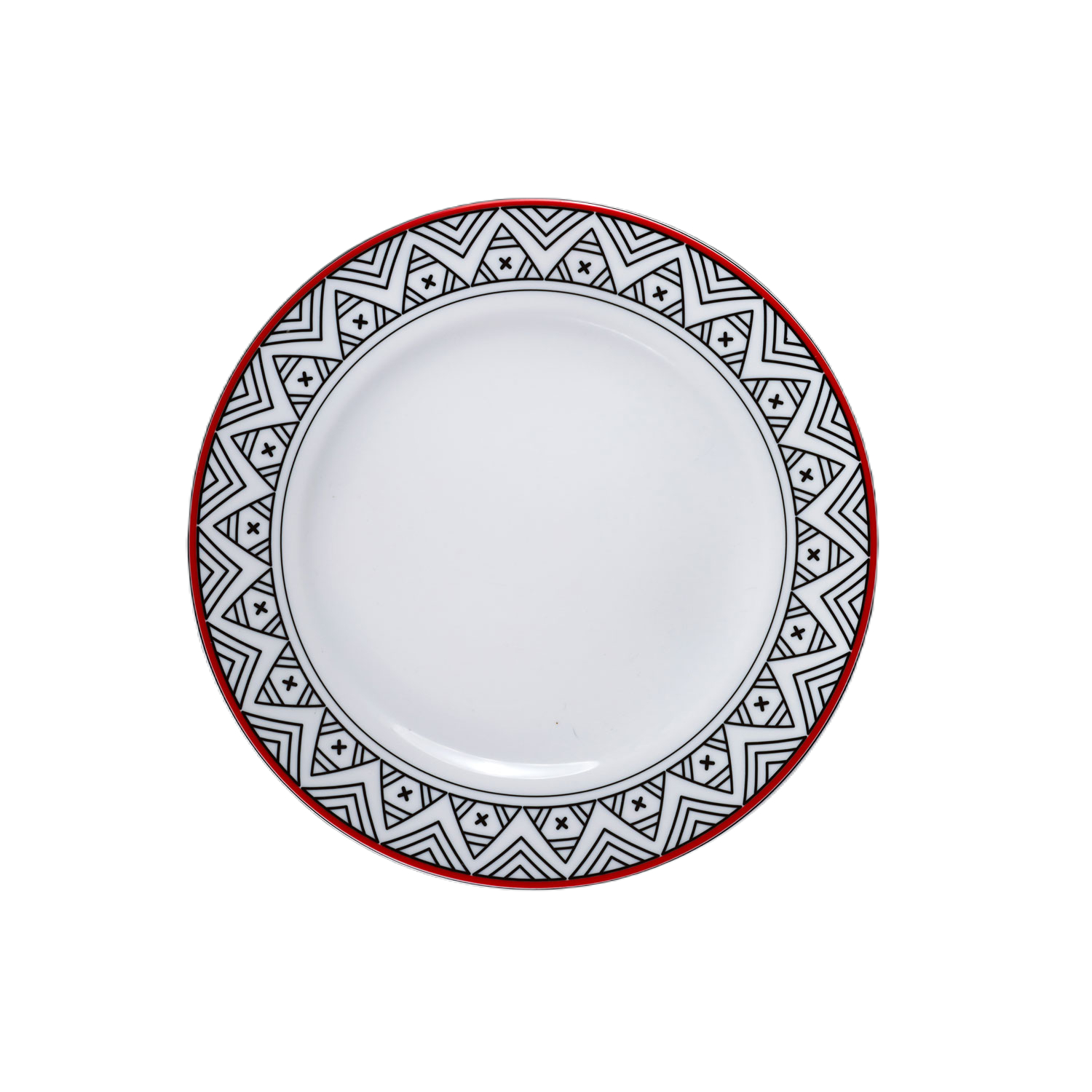 Тарелка Башкирский фарфор Классик геометрия, 27 см, цвет белый - фото 1