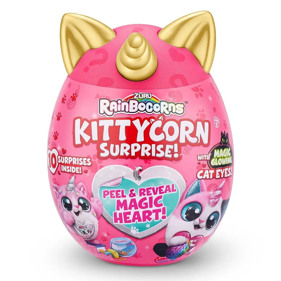 Игрушка Zuru Rainbocorns Kittycorn Surprise сюрприз в яйце в ассортименте игрушка мягкая keel toys единорог 14 см