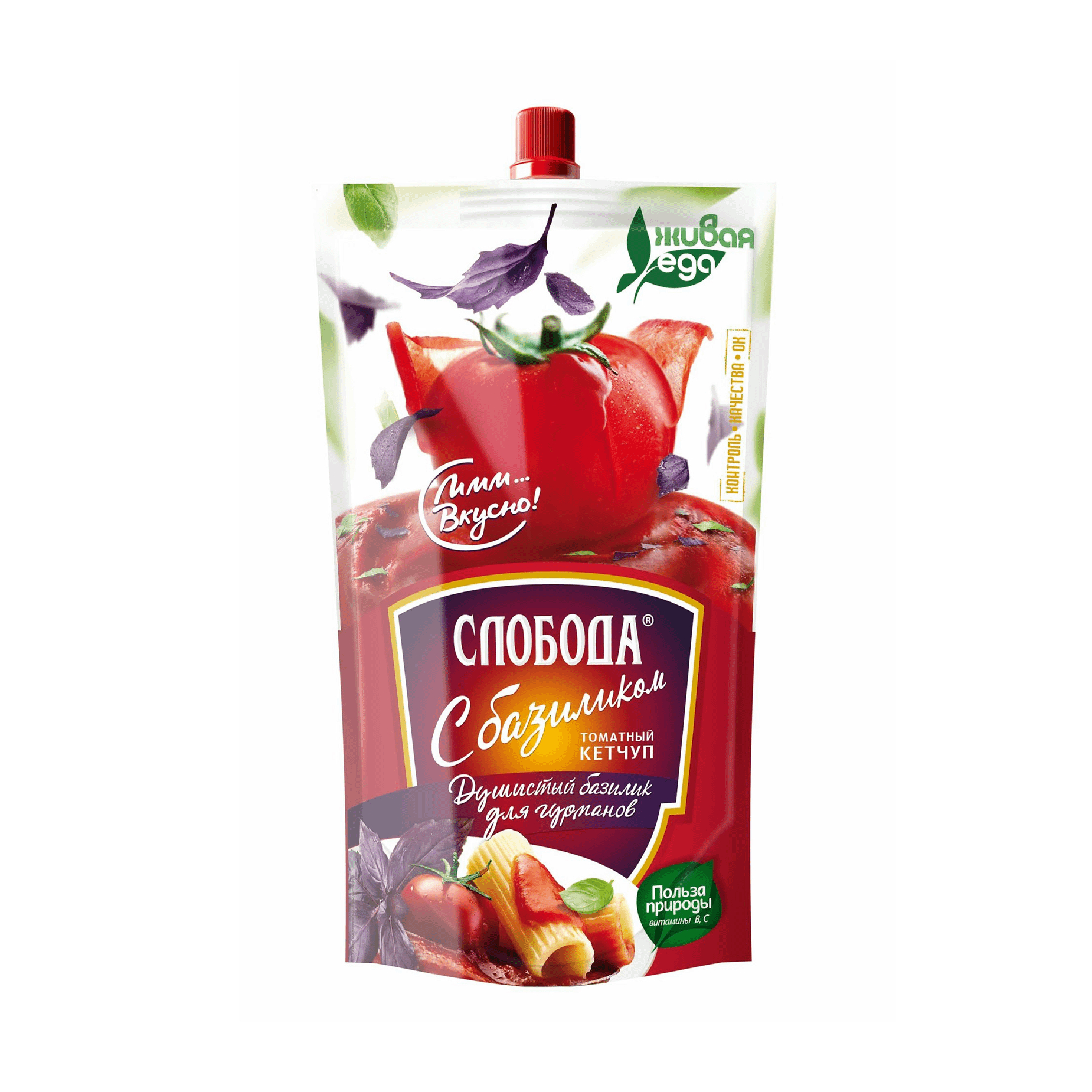 Кетчуп Слобода С базиликом 320 г 99₽
