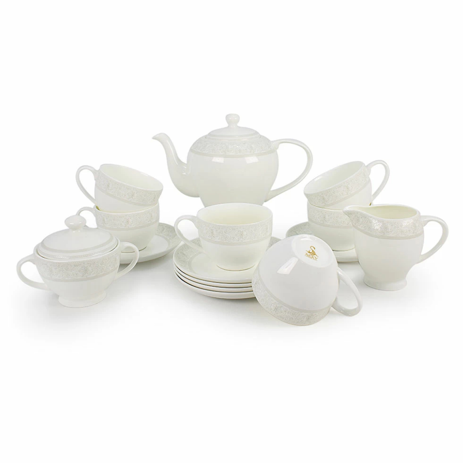 Сервиз чайный АККУ Дионис 15 предметов на 6 персон блюдце для чайной чашки tudor royal circle