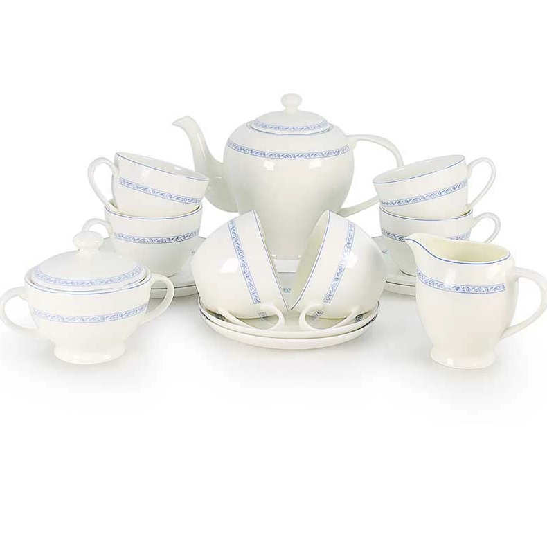 Сервиз чайный АККУ Кларисса 15 предметов на 6 персон блюдце для чайной чашки tudor royal circle