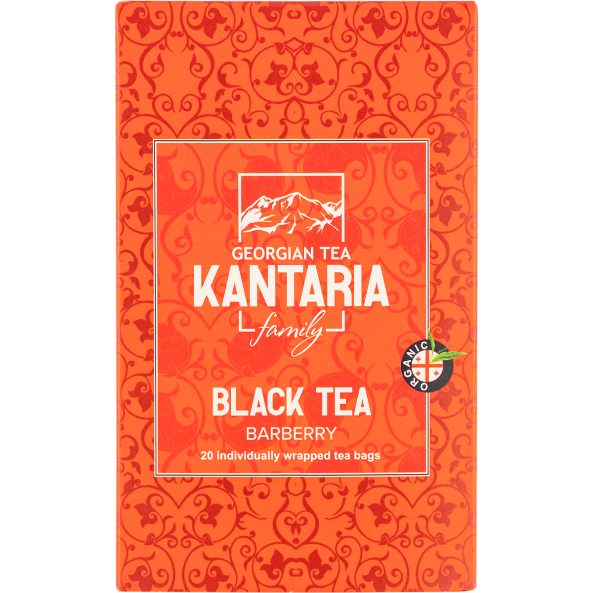 Черный чай Kantaria Клубника 20 пирамидок, 50 г чай чёрный kantaria с барбарисом 100 г