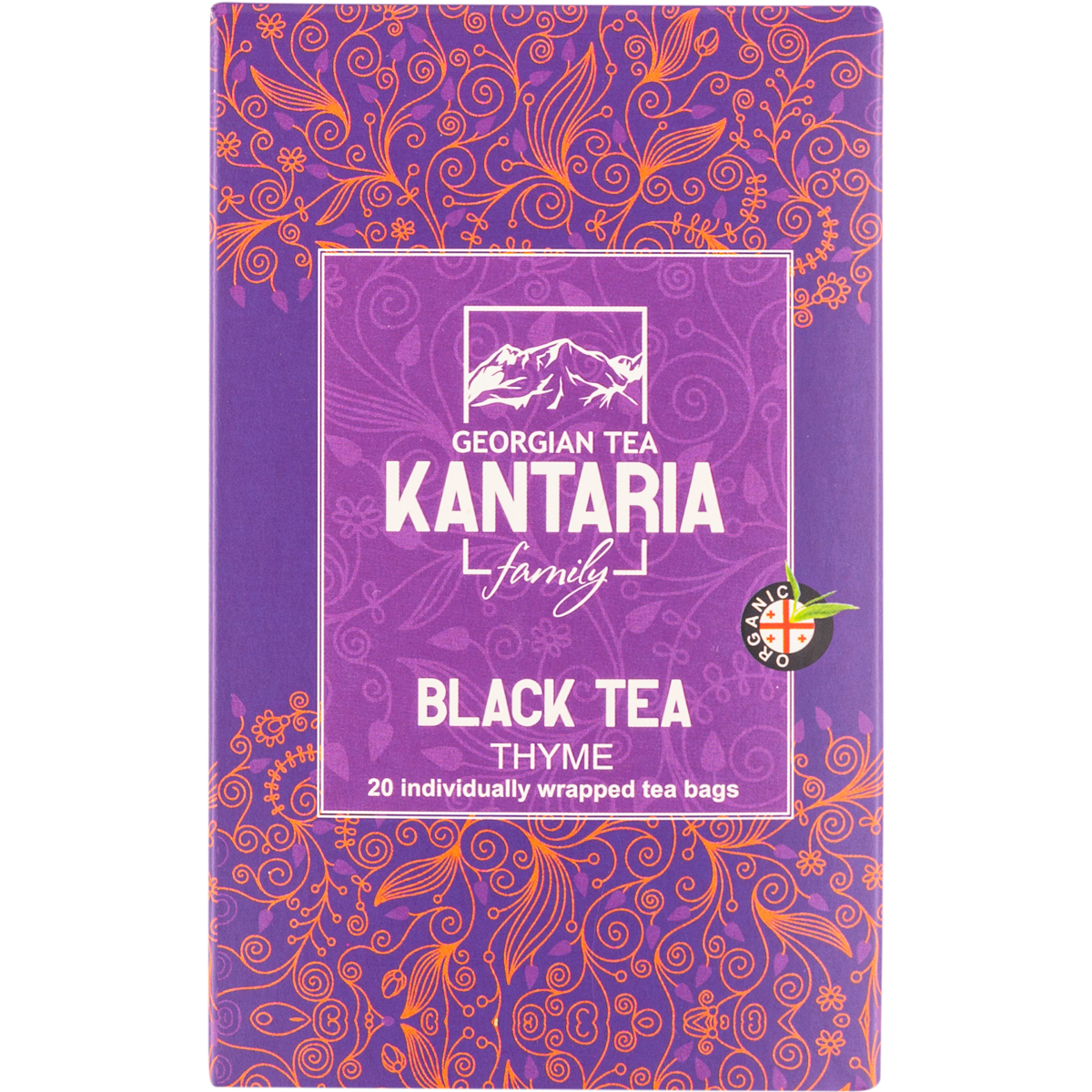 Черный чай Kantaria Чабрец 20 пирамидок, 50 г чай черный curtis isabella grape с добавками 20 пирамидок 6 упаковок