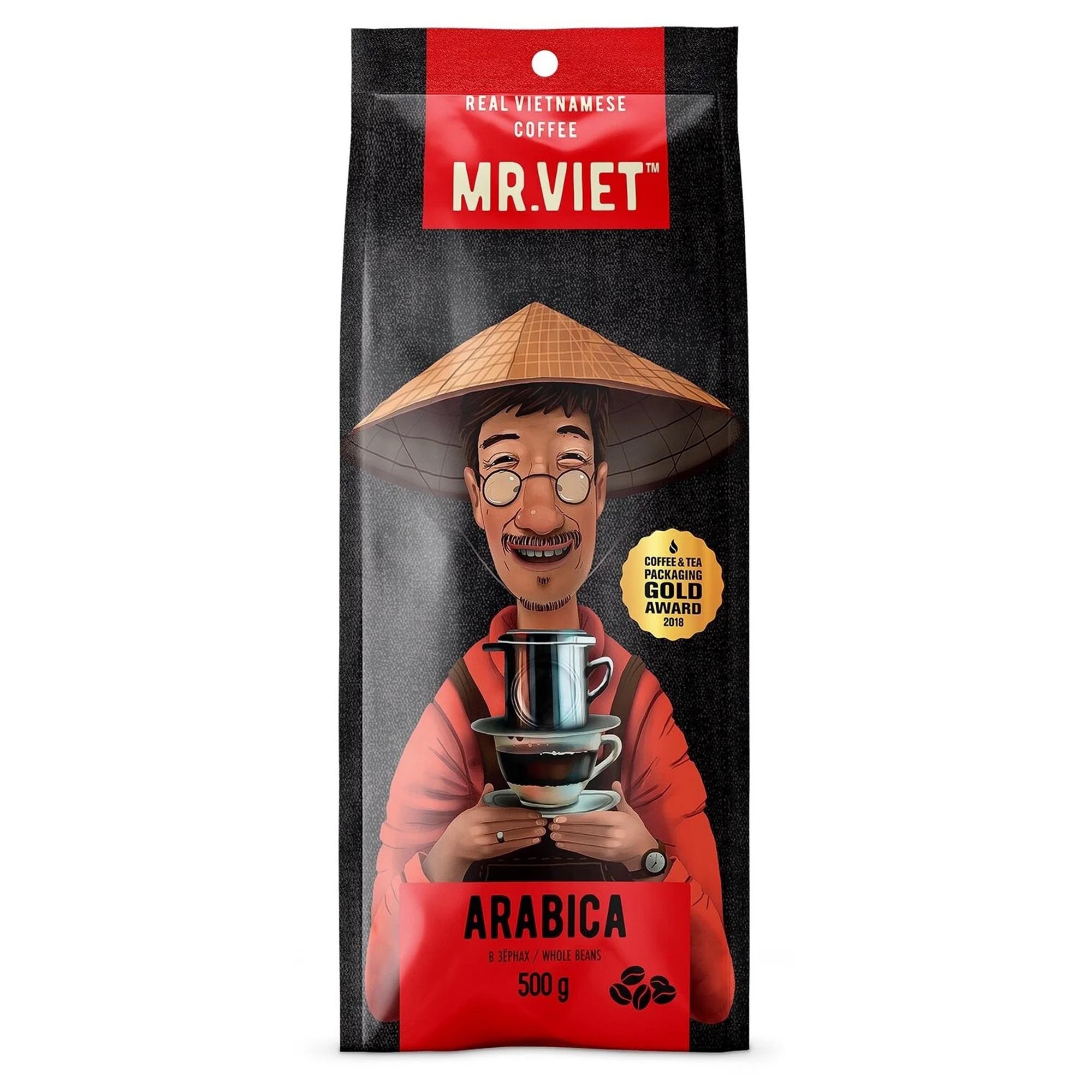 Кофе Mr. VIET Арабика 500г кофе rokka доминикана 100% арабика зерно 500 гр