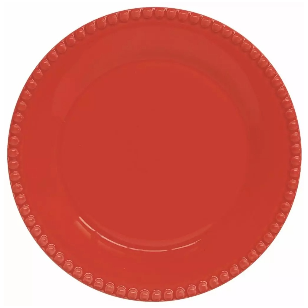 Тарелка закусочная Easy life Красный Tiffany 19 см ваза двухъярусная easy life tiffany белая 16 21 см