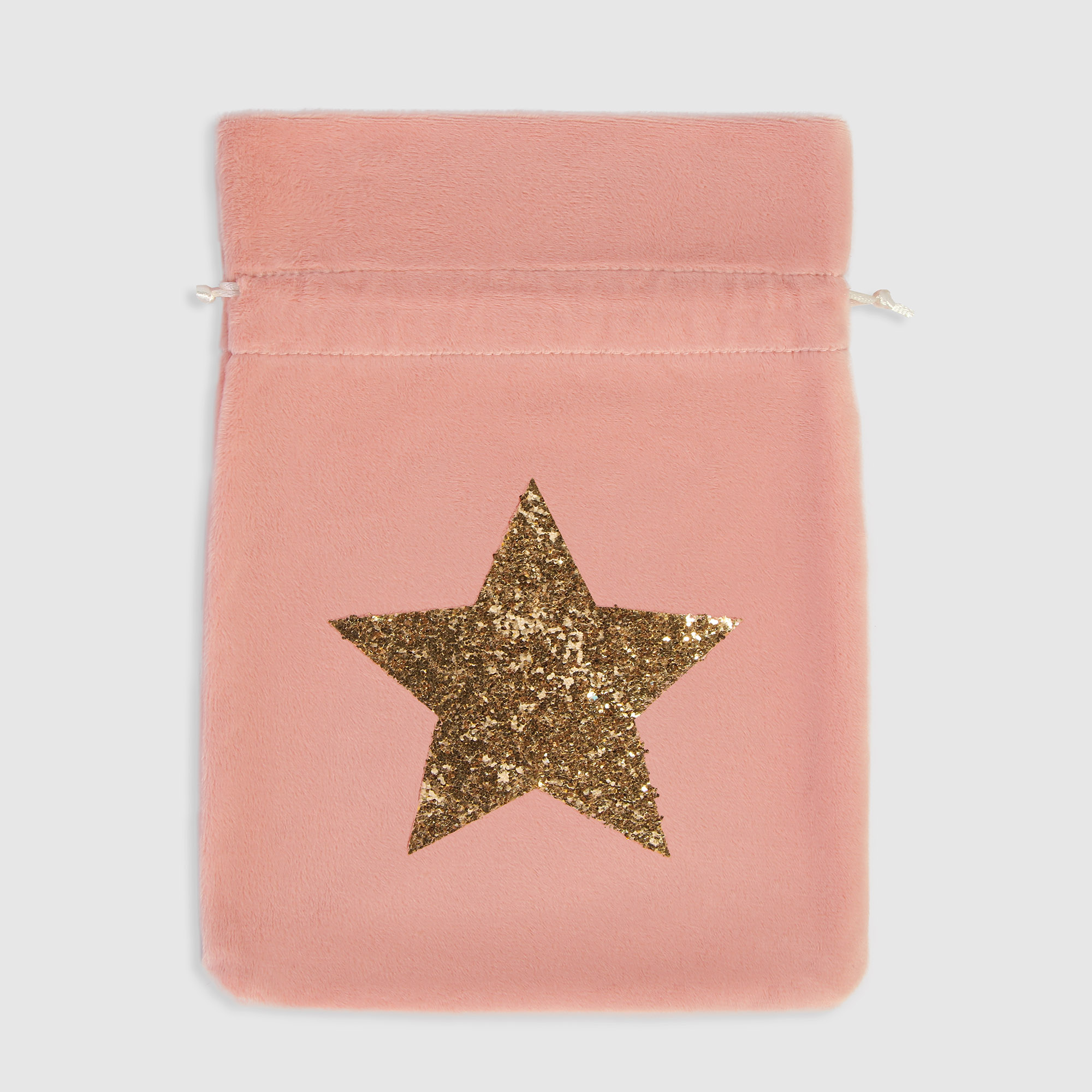 Мешок для подарков Due Esse Christmas 20x28 см розовый в ассортименте - фото 2
