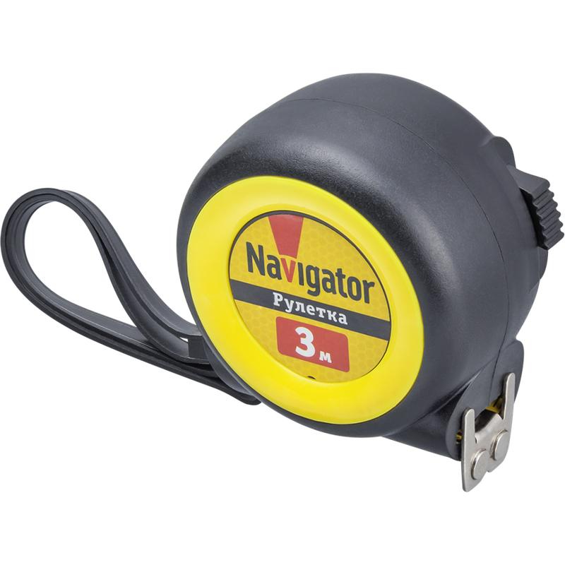 рулетка navigator автостоп nmt ru01 a 5мх19мм Рулетка Navigator автостоп NMT-Ru01-A 3мх16мм