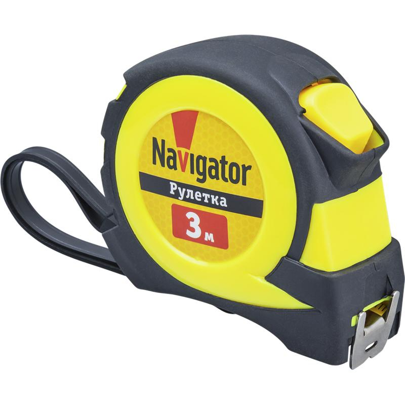 цена Рулетка Navigator автостоп NMT-Ru02-A 3мх16мм