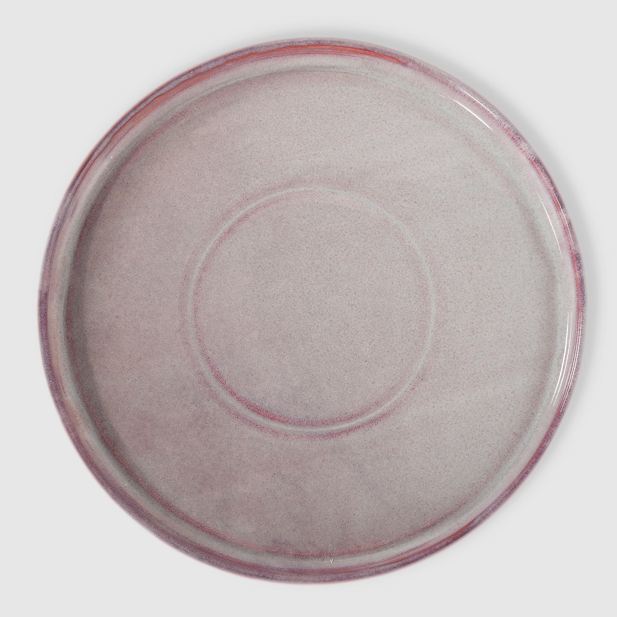 Тарелка скандинавская Veles Туманный Лориэн 24 см, цвет фиолетовый - фото 1