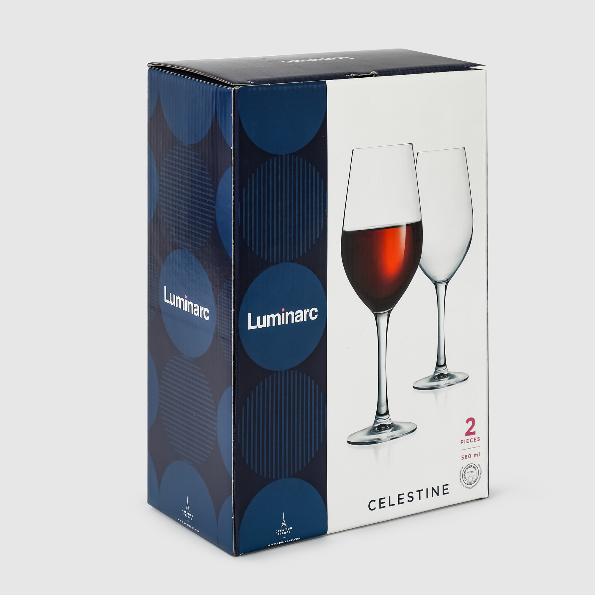 Набор бокалов для вина Luminarc Селестин 580 мл 2шт - фото 3