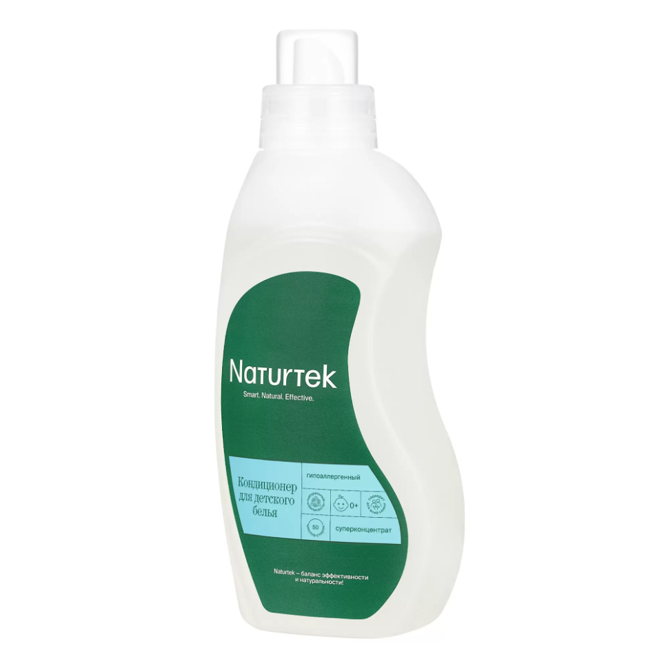 Кондиционер Naturtek для детского белья гипоаллергенный, 0.75 л кондиционер naturtek для детского белья без аромата 0 75 л