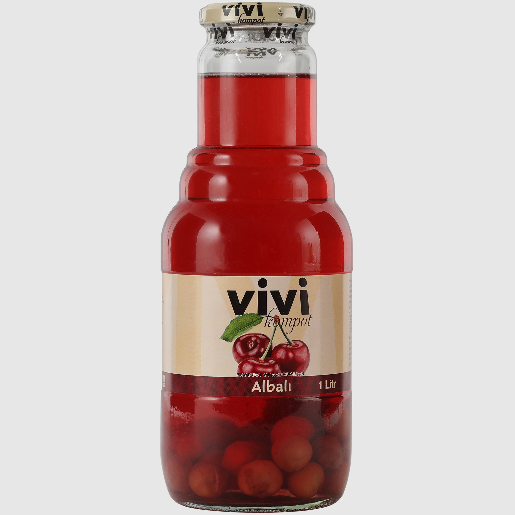 Компот стерилизованный VIVI из вишни 1 л компот стерилизованный vivi из красной алычи 1 л