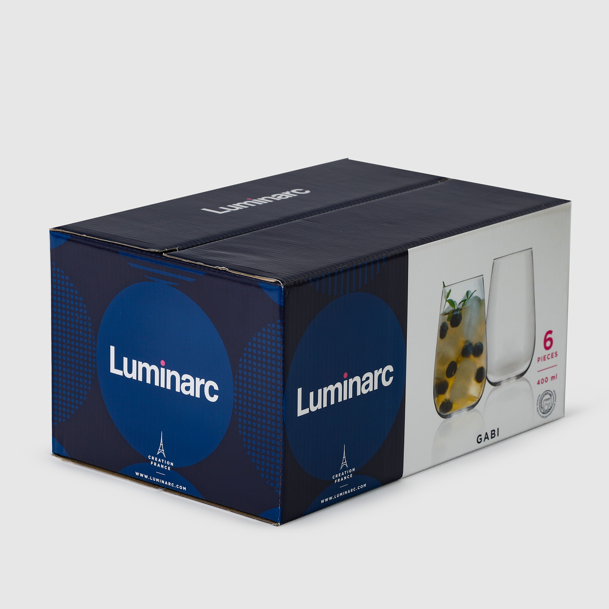 Набор стаканов Luminarc Gabi, 400 мл 6 шт, цвет прозрачный - фото 2