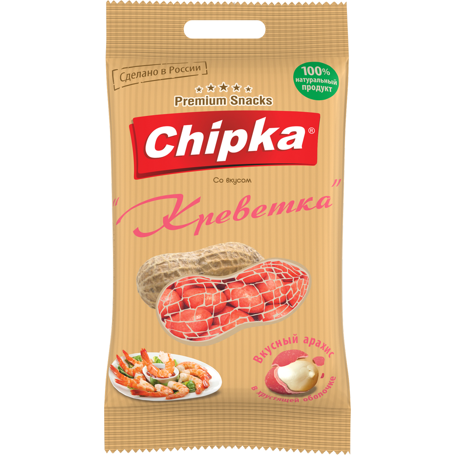 Арахис Chipka со вкусом креветки 40 г