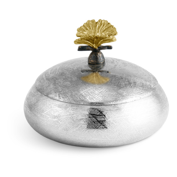 Шкатулка круглая Michael Aram Бабочки гинкго 11 см сервиз обеденный royal crown бабочки 27 предметов 6 персон