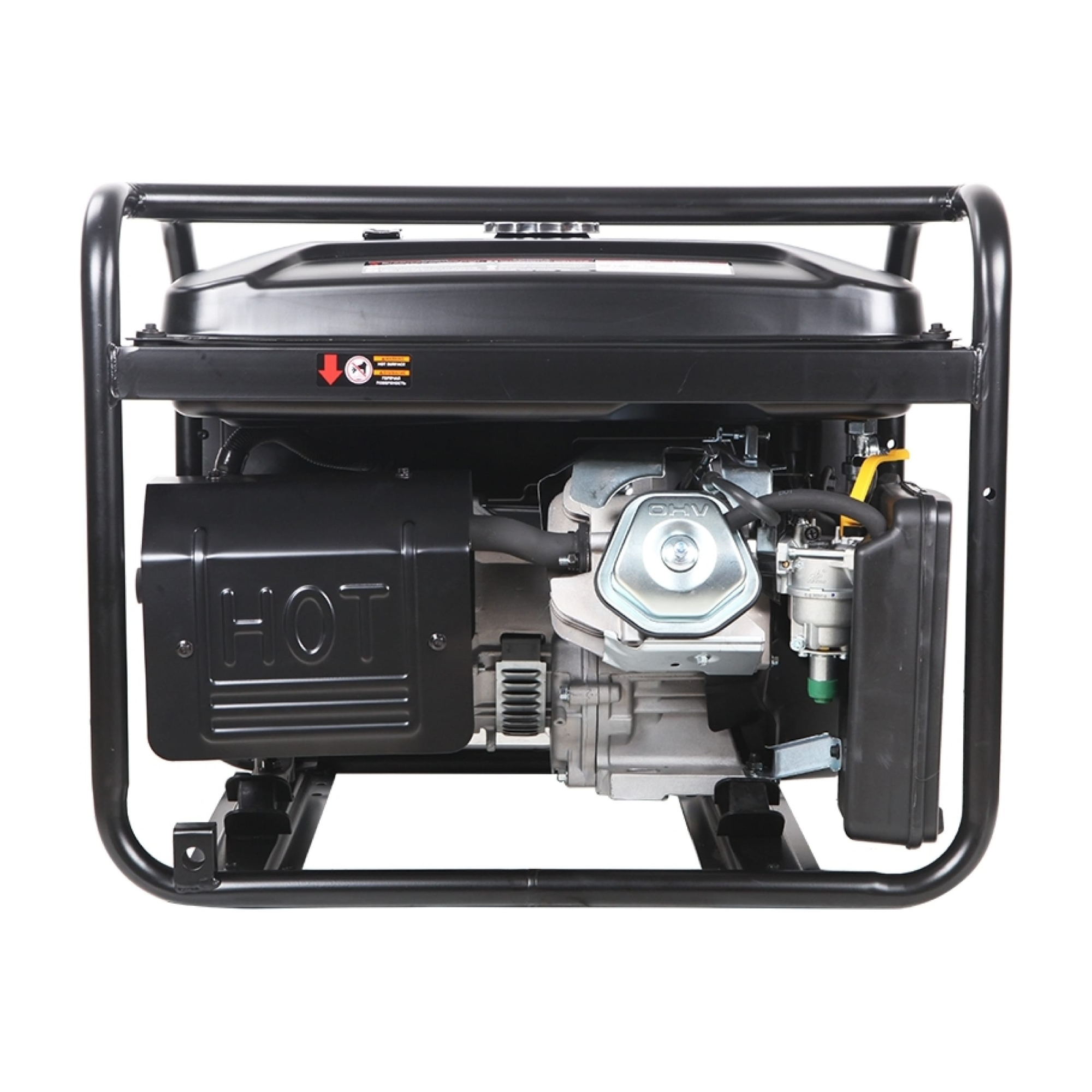 Бензиновый генератор Power Lite с ручным запуском 5,5 кВт (AP5500), цвет чёрный Е500 - фото 6