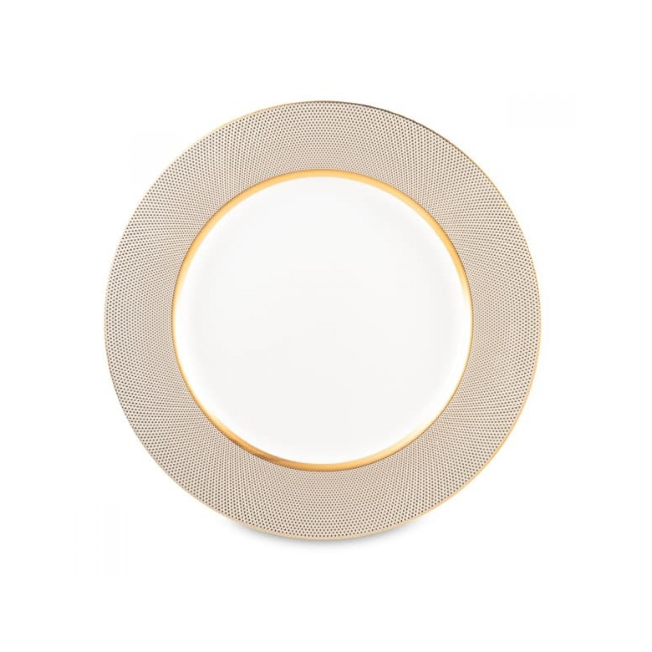 Тарелка обеденная Narumi золотой алмаз 27 см тарелка акцентная noritake трефолио 25 см золотой кант