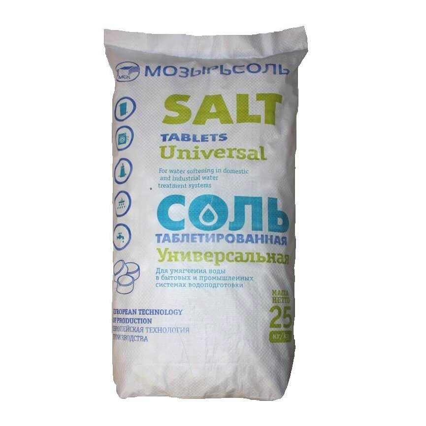Соль Salt tablets универсальная таблетированная 25 кг