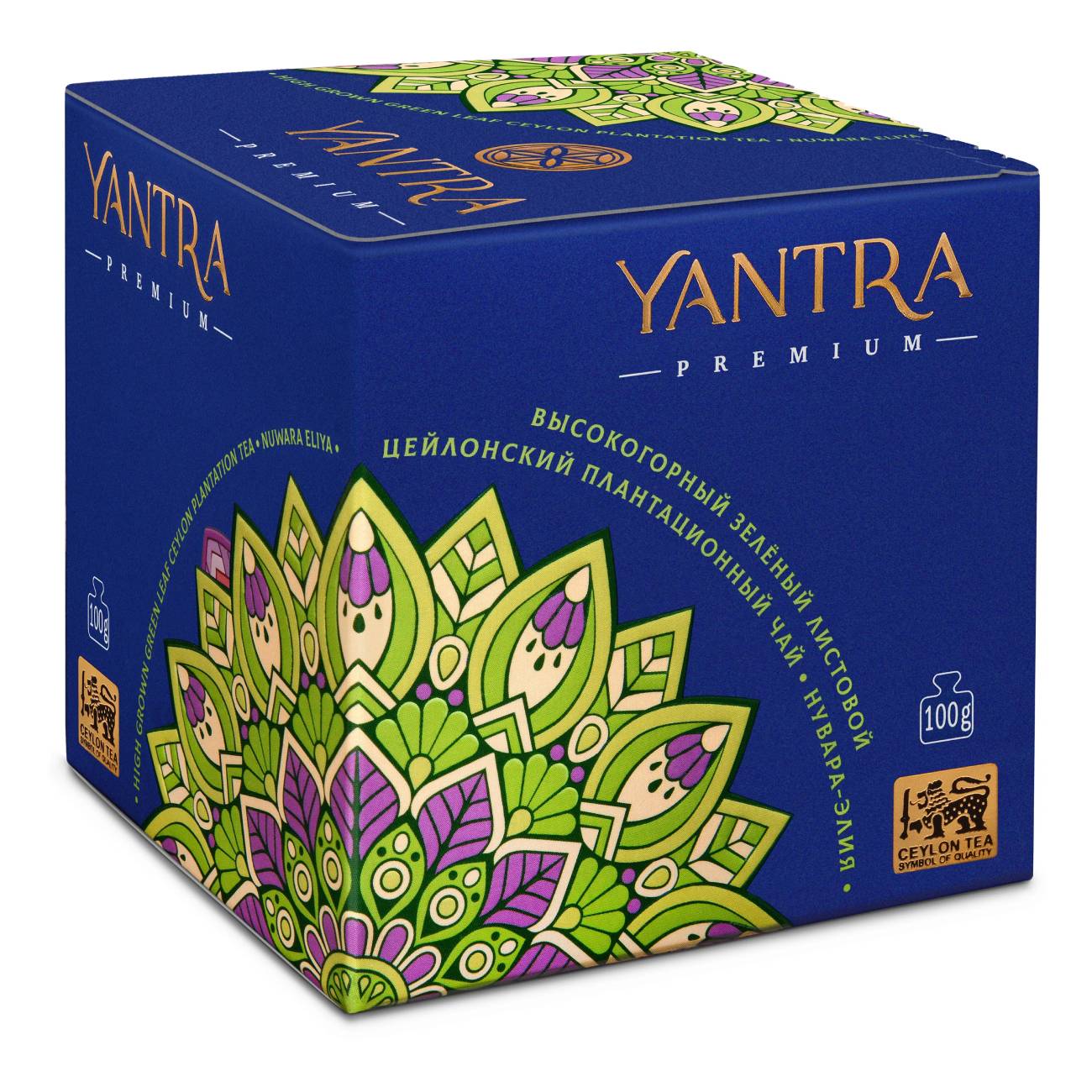 Чай зеленый Yantra листовой премиум GP1, 100 г чай грузинский зеленый листовой permeris 100 г